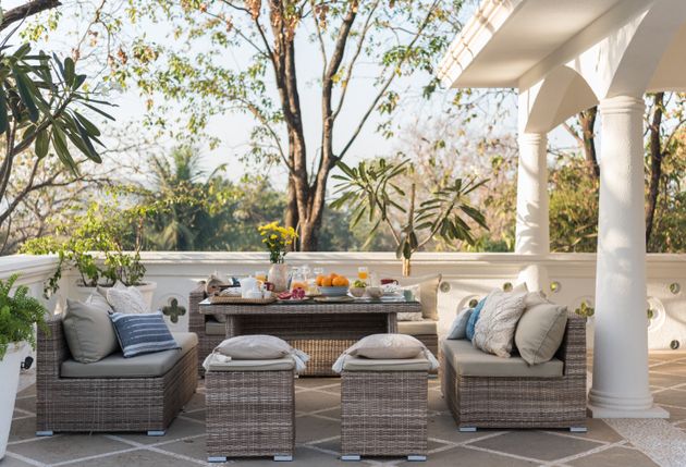 Make the most of your backyard and surrounding environment by creating an outdoor living space.
